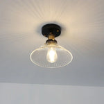 Clear Glass LED Ceiling Lamp Copper Socket Modern Nordic Style Lighting