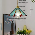 Blue Glass LED Pendant Lamp - Nordic Modern Hanging Light