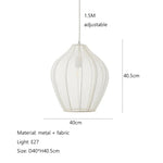 Nordic Fabric LED Chandelier for Home Decor and Ambient Lighting