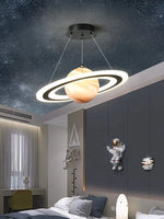 Planet Chandelier Kids Room Pendant Light | Living Bedroom Kitchen Hanging Lamp