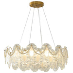 Crystal Shell Chandelier for Modern Luxury Living Room and Dining Room