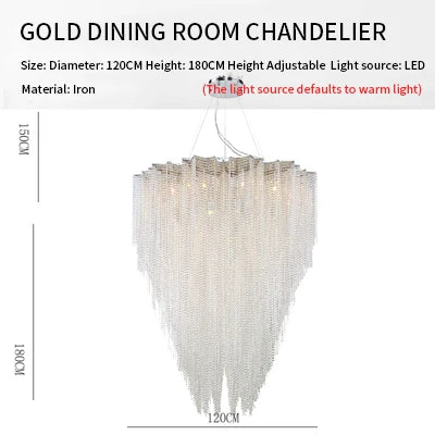 Crystal Tassel Pendant Light: Italian Postmodern Luxury for Bedroom & Restaurant
