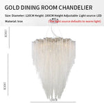 Crystal Tassel Pendant Light: Italian Postmodern Luxury for Bedroom & Restaurant