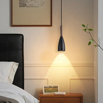 Wood Stone LED Hanging Lamp Modern Pendant Lighting for Living Room