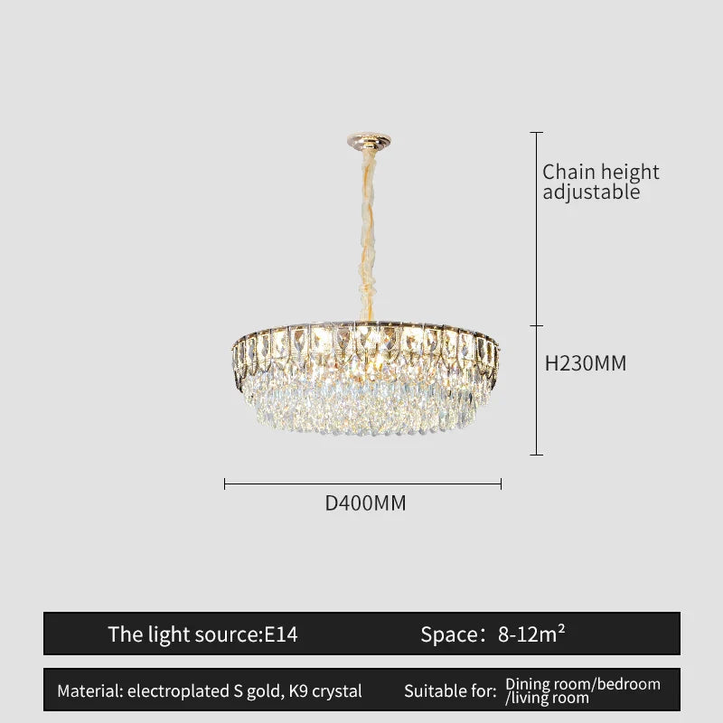 Crystal Chandelier: Modern Luxury Lighting for Home, Hotel, Restaurant