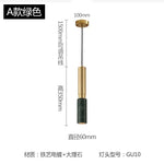 Small Chandelier Art Marble Terrazzo Single Head Pendant Light