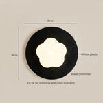 Black Travertine LED Wall Lights Modern Home Decoration Bedside Lamps