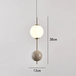 Glass Ball LED Pendant Light for Living Dining Bedroom