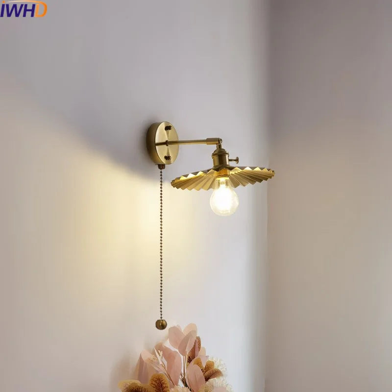 Copper LED Wall Light for Modern Spaces.