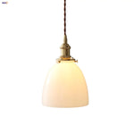 Glass LED Pendant Light Fixture Nordic Modern Hanging Lamp