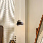 Afralia™ Yellow Travertine LED Hanging Lamps Pendant Light for Living Room Bedroom Loft