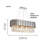 Chrome Silver Gold Black Suspension Luminaire Pendant Lamp for Foyer