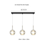 Designer Glass Chandelier Pendant Light for Dining Room Kitchen Loft Home Decor