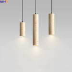 Travertine LED Pendant Lamp for Bar Bedroom Living Room Décor
