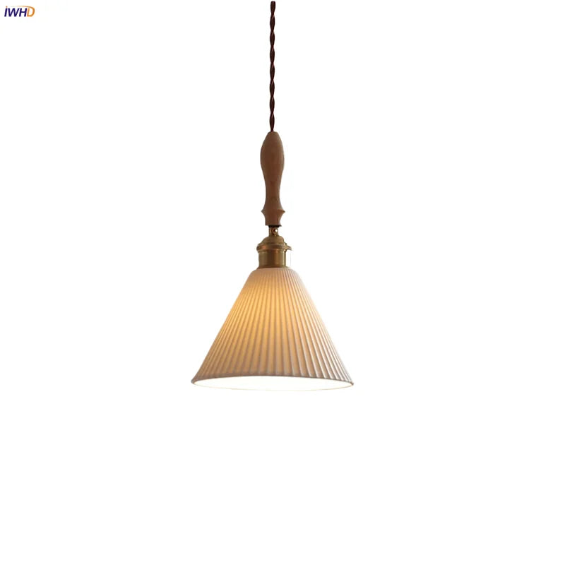 Ceramic LED Pendant Lamp | Nordic Modern Design | Adjustable Hanging Light