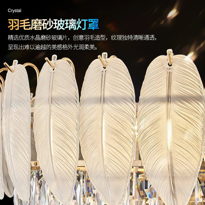 Luxury Crystal Chandelier: Modern Elegance for Living Room, Hall, Restaurant Lighting