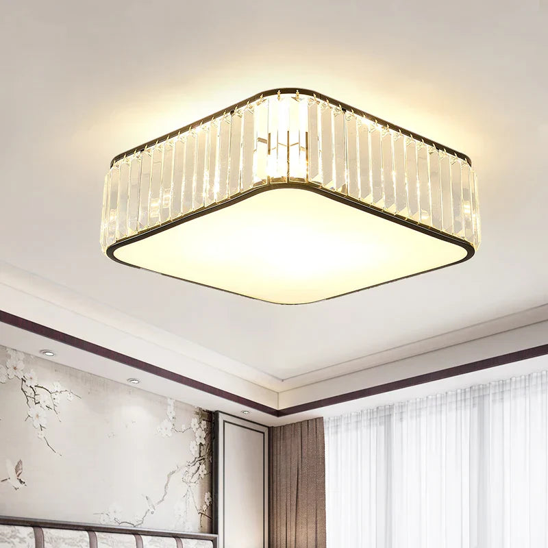 Crystal Zen Ceiling Light for Living Room, Bedroom, and Dining Room