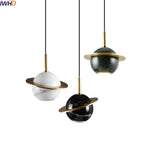 Nordic Golden Spherical LED Pendant Lamp for Modern Home Decor