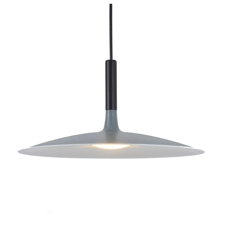 Modern Flat Pendant Lamp | Nordic Ceiling Hanging Light