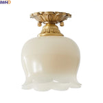 LED Resin Copper Ceiling Light Fixture for Aisle Porch Living Room