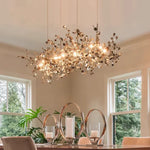 Scandinavia Leaf Chandelier Pendant Lamp Kitchen Living Room Decor Lighting