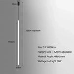 Modern Luxury LED Stair Pendant Chandelier Light for Villa