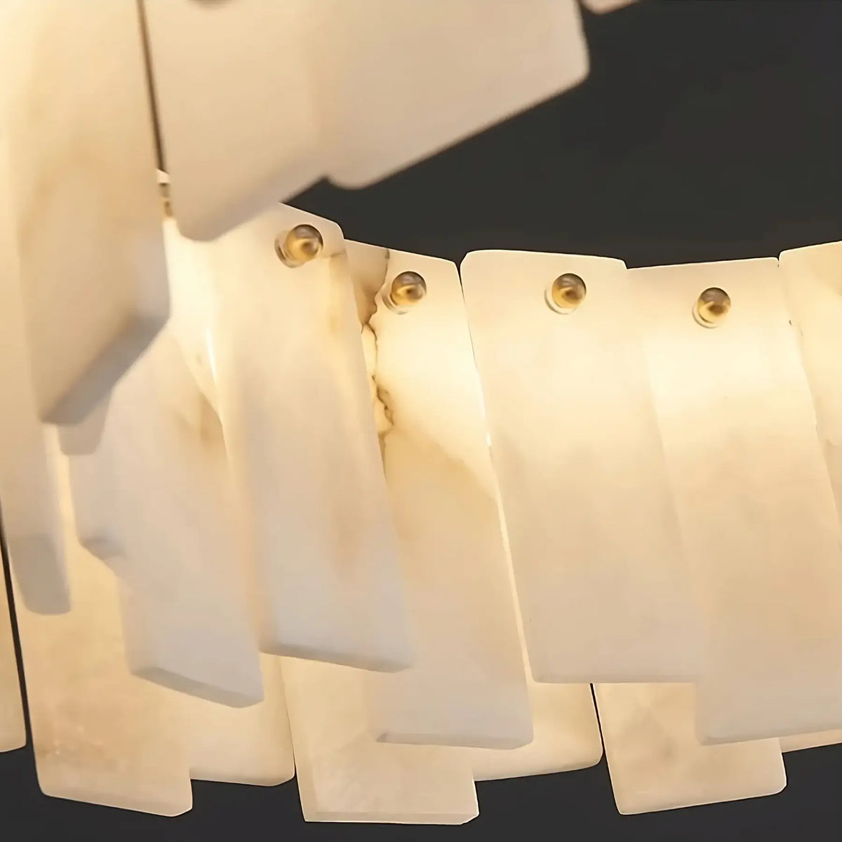 Moonshade Marble Dining Room Chandelier