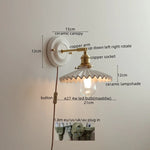 Modern Ceramic LED Wall Lamp for Home Decor