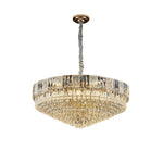 Silver Gold Chandelier Lighting Suspension Elegant Luminaire for Dinning Room