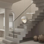 Wabi-sabi Resin Pendant Chandelier | Nordic Villa Stair Decor Droplight