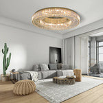 Crystal Ceiling Lamp: Luxury Décor for Living Room & Bedroom