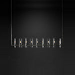 Modern Copper Glass Black Gold Round Chandelier LED Lighting Fixture