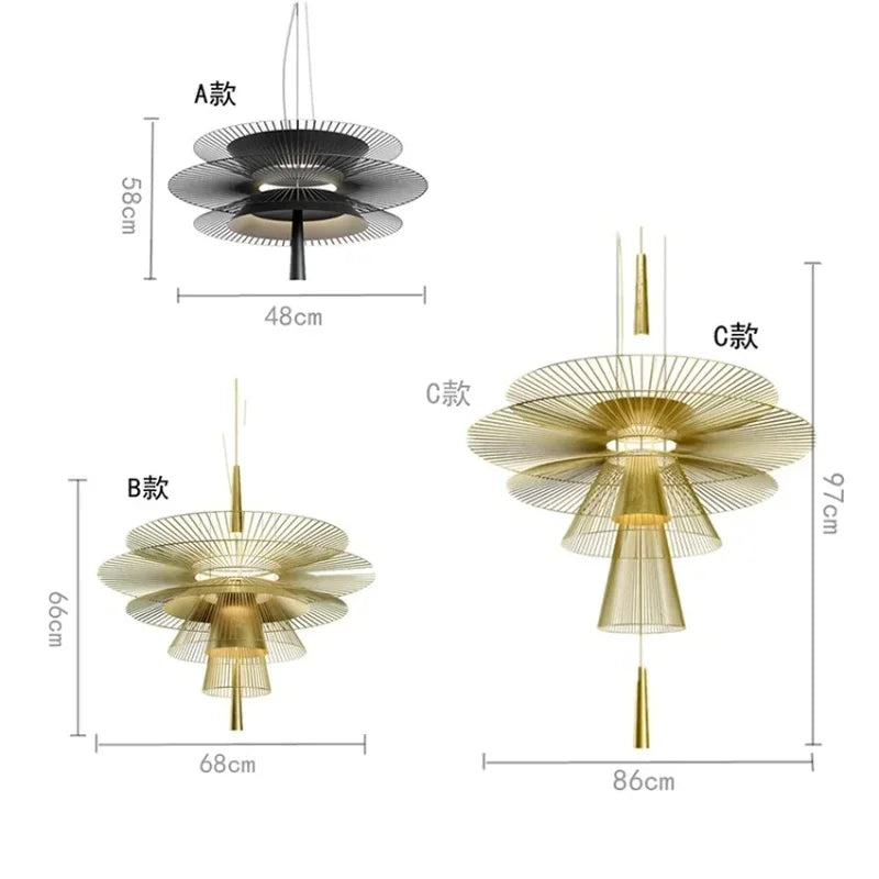 Modern Simplicity Pendant Lights for Bedroom Restaurant Bar Chandelier