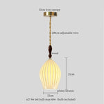 Afralia™ Nordic Style LED Pendant Light with Ceramic Shade for Bar, Dinning Room, Bedroom
