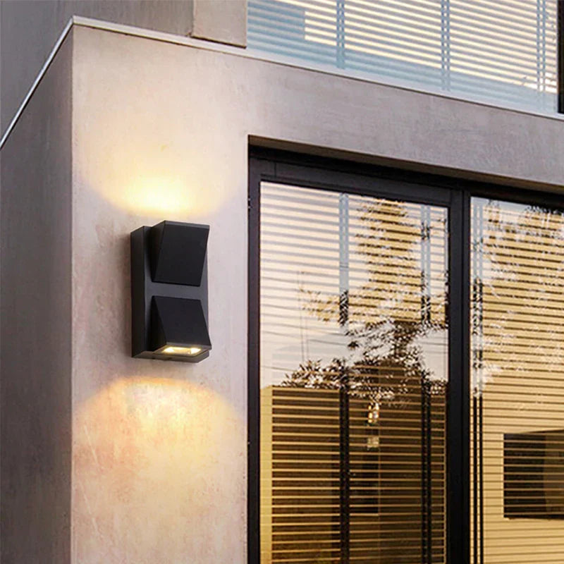 LED Wall Lamps: Modern, Creative, Waterproof for Outdoor Courtyard, Gate, Terrace, Garden.
