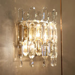 Crystal Wall Lamp: Elegant Luxury for Bedroom, Lobby, Club & Aisle