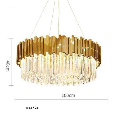 LED Crystal Chandelier Lighting for Foyer décor