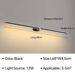 Slim Wall Sconce Lamps: Bathroom Bedroom Bedside Ceiling Light for Corridor