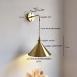 Copper LED Wall Light for Modern Spaces.