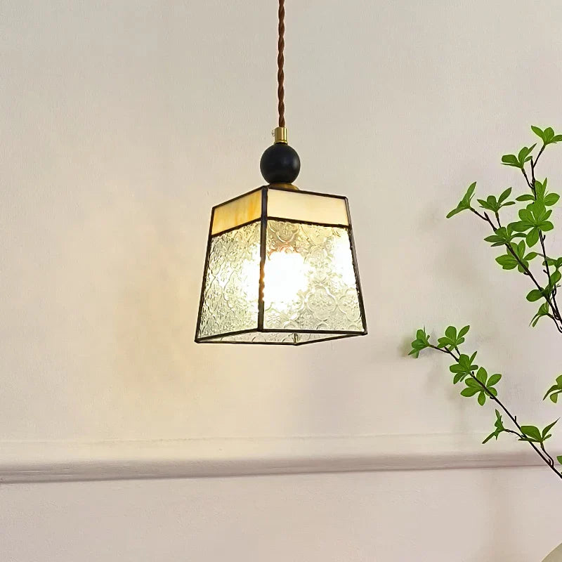 Clear Glass LED Pendant Light Bar Dining Room Decor Hang Lamp Luminaire