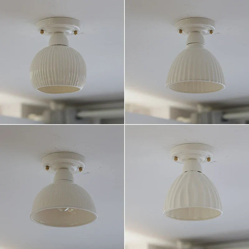 Ceramic LED Ceiling Light for Modern Home Decor & Lighting
