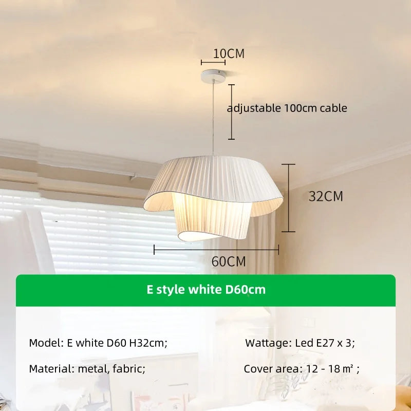 Modern Minimalist E27 LED Pendant Chandelier for Dining Room and Bar