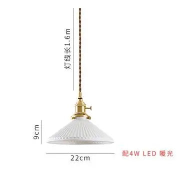 Green Glass Pendant Light for Bedroom, Dining, and Living Room