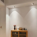 Aluminum Ceiling Lamp: Cylindrical Surface Mounted Downlight with Adjustable Beam Angle