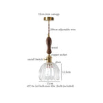 Green Glass LED Pendant Lights - Nordic Minimalist Style for Bedroom, Living Room