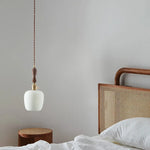 Ceramic LED Hanging Pendant Light - Modern Nordic Design for Home Decor