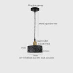 Afralia™ Terrazzo LED Pendant Light | Modern Nordic Style for Home, Bar, Cafe, Loft