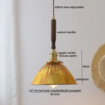 Blue Glass LED Pendant Lamp for Dining Living Room Bedroom