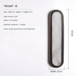 Moonshade Natural Marble LED Wall Lamp