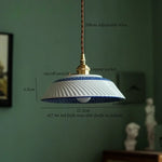 White Ceramic LED Pendant Lamp - Nordic Minimalism Design